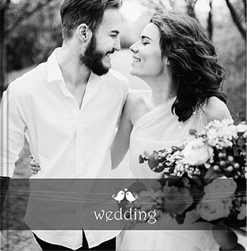 Black and white wedding